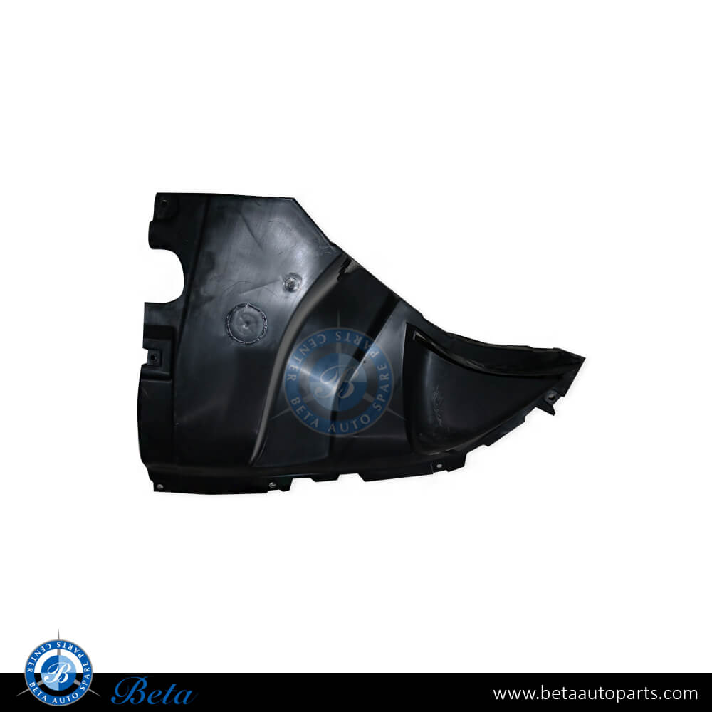 Right Side Front Wheel Fender Liner Bottom - Injection for BMW X5 G05 2019-Up models, Part Number 51757424878 Right Side Front Wheel Fender Liner Bottom - Injection for BMW X5 G05 2019-Up models, Part Number 51757424878